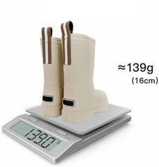 Toddler Slip on Rain Boots Kids Rain Boots Long Rain Boots for Boys Girls Easy-on Lightweight and Baby Girls' Shoes