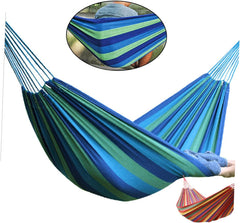 VANZACK Multi-Functional Outdoor Hammock Swing 280x80cm Canvas Garden Hammock for Single Person Camping Travel