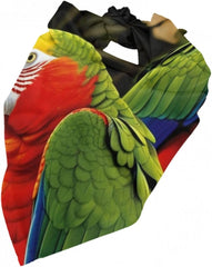 Tropical Parrot Dog Bandana Pet Scarf Accessories for Small Medium Dogs Cats Photo Prop, Triangle Pet Bandanas Adjustable Puppy Bib Washable Dog Kerchief Puppy Neckerchief