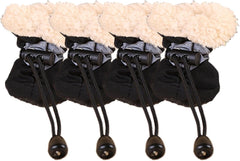 Dog Shoes Paw Protection - Soft Puppy Snow Boots, Puppy Boots for Small Dogs, Dog Snow Boots | Anti-Slip Dog Shoes Waterproof Dog Booties for Snow, Beach, Hiking, Camping