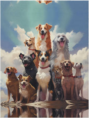 Many Dogs Prints Super Soft Blanket 40"x30" Throw Lightweight Warm Durable Suitable for Bed Sofa