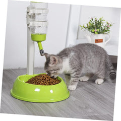 Automatic Cat Feeder and Water Dispenser PET Feeding and Drinking Tool Green Non-Slip Design Suitable for Cats and Kittens PET Supplies