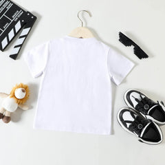 Casual Prints Shirts Toddler Girl Boys Short Sleeve Prints T Shirt Kids Girls Tee Tops 4t Thermals Boys