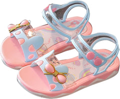 Girls Open Toe Bow Sandals Toddler Kids Soft Sole Cute Sweet Jelly Shoes for Girls Sandals Princess Casual Shoes