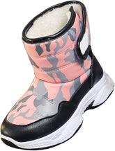 Boys Toddler Snow Boots Waterproof Resistant Outdoor Winter Shoes Toddler Cam𝐨 Boots For Girls (Little Kid/Big Kids)