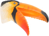 DECHOUS Toucan Shaped Animal Hand Puppet Interactive Role Play Glove for Soft Washable Material for Storytelling and Stage Performance