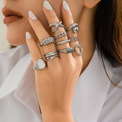 Stackable Rings for Women Knuckle Rings Stacking Rings Jewelry Set Fashion Ring Set