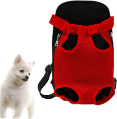 1pc Pet Chest Backpack for Dogs and Cats Breathable Four-Leg Portable Outdoor Pet Carrier Backpack