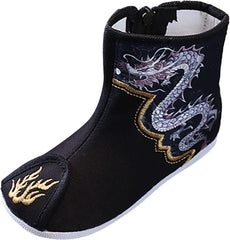 Toddler Pattern Cotton Boots for Boys Cloth Shoes Children Embroidered Shoes Boys Shoes Boots Chinese New Year Shoes