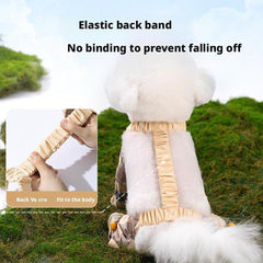 Anti Dirt Pants for Dogs,Waterproof Dog Boots Rain Boots with Suspender,Adjustable Anti-Slip Boots Belly Protector for Hiking Walking,Adjustable Dog Paw Protector Shoes1