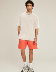 Flygo 3 Pack Men Oversized T Shirts Acid Washed Unisex Tee Loose Fit Short Sleeve Casual Streetwear Baggy Basic Tops