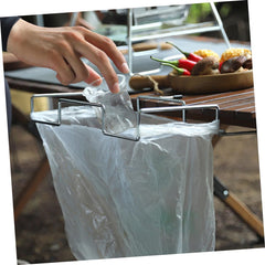 KESYOO Camping Garbage Bag Rack Stand Heavy Duty Hanging Organizer for Camper Accessories