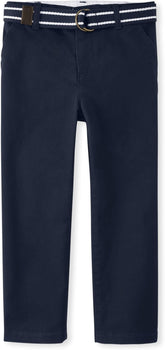 Gymboree Boys' and Toddler Belted Twill Chino Pants Uniform