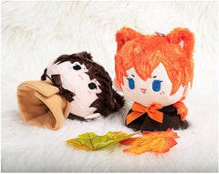 Bungo Stray Dogs Plush Doll Toy Stuffed Pillow Doll Plushie Figure Toy Puppet Hanging Schoolbag Xmas Gift Dazai Osamu 12cm