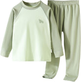 Kids Cotton 𝐏a𝐣amas Set Boys Girls Long Sleeve Holiday 𝐏js Color Block 𝐒leepwear 𝐋ounge𝐰ear Toddler 𝐍ight𝐠own