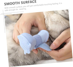 SUPVOX 4pcs Dog Rain Boots Tep Pet Shoes for Rainy Days Small Omnidirectional for Outdoor Use