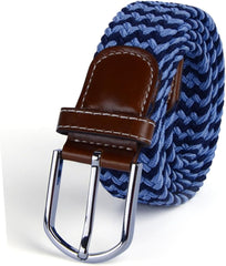 Braid Belt Men's Belt Elastic Braided Belt for Women Elastic Braided Belt Men Black