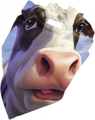 Cute Cow Dog Bandana Pet Scarf Accessories for Small Medium Dogs Cats Photo Prop, Triangle Pet Bandanas Adjustable Puppy Bib Washable Dog Kerchief Puppy Neckerchief