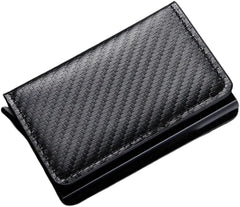 Wallet for Men, Smart Wallet for Men, Simple Credit Card Holder, Anti-theft Brush Auto Eject Card Case RFID Barrier, Pop-Up Business Card Box, Small and Ultra-Thin