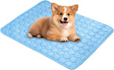 Pet Cooling Mat, Washable Cooling Mat for Dogs Cats, 50 x 40cm Pet Cool Mat Ice Silk Cushion, Portable Dog Cool Bed for Summer, Ideal for Indoor Outdoor Use