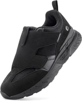 FitVille Diabetic Shoes for Men Extra Wide Slip-on Shoes for Swollen Feet Men Wide Walking Shoes with Arch Support for Foot Pain Relief- Rebound Core V10