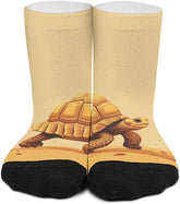 11.8 Inch Ankle Socks Walking in The Desert Socks for Women Men Low Cut Thin Sock Soft Moisture-Wicking Sock for Running Sports