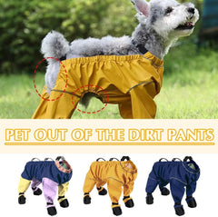 Dog Boot Leggings,Waterproof Dog Pants,Anti-Slip Dog Shoes,Pet Paws Protector for Small Medium Dogs,Adjustable Suspender Boots for Dogs,Outdoor Walking Running Hiking Booties
