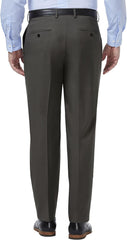 Haggar Men's Premium Comfort Classic Fit Flat Front Hidden Comfort Waistband Pant (Regular and Big & Tall Sizes)