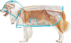 Dog Raincoat Windbreaker Rain/Water Rain Coat for Dogs Dog Rain Jacket Hooded Jackets Rain Coat for Dogs(Pink,6X-Large)