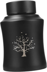 Happyyami Stainless Steel Pet Urn for Dog Cat Ashes Memorial Small Decorative Cremation Container