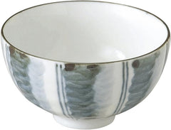 AMK-1593030 Indigo Parasol Ripple Rice Bowl