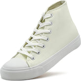 High Top Sneakers for Women Men Classic PU Leather Tennis Shoes Lace Up Fashion Breathable Walking Shoes High Tops