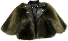 Kids Girls Coat Winter Windproof Thicken Coat Jacket Child Warm Fleece Button Outerwear Girls Old Fashioned Coat