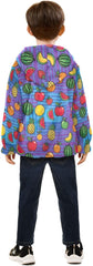 CHIFIGNO Colorful Fruit Toddler Boys Polar Fleece Lined Winter Jacket, Toddler Boy Sweatshirt with Hooded 3T
