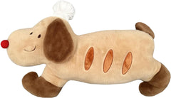 Dog Toast Baguette Plush Pillow,Dog Stuffed Animal in Toast Bread Shape,Food Plush Pillow,Home Decoration Christmas Birthday Gift for Kids Boys Girls (11 inch)