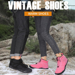 Winter Hike Barefoot Shoes For Women Men, Grounding Shoes With Copper, Wide Toe Non-Slip Boots