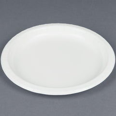 Frosty White Round Plates, 7" (20-Pack) - Elegant & Sturdy Paper Plates, Perfect for Parties, Weddings & Celebrations