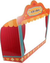 Interactive Storytelling Puppet Stage DIY Theater for Boys and Girls Chinese Puppet Playset Educational Toy