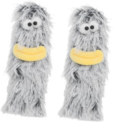 Happyyami 2pcs Plush Toys Interactive Cat Pillow for Indoor Cats Teething Chew Toy