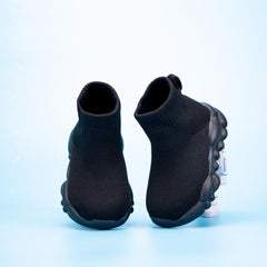 Boys and Girls Indoor Non-Slip Baby Toddler Shoes Breathable mesh Surface Lightweight Elastic Socks Shoes Memory Soles Protect Toes Outdoor Sneakers