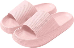 Cloud Slippers Sandals Indoor House Slippers Shower Shoes for Women Men Bathroom Comfort Soft Lightweight Non-Slip Thick Sole Easy to Clean Slipper Foot Pain Relief Beach Shoes with Low Arch Support