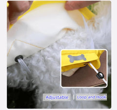 Adjustable Dog Raincoat with Reflective Strip, Waterproof Dog Poncho with Clear Hood, Lightweight Dog Coat (red, Small)