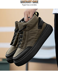 Felt Sole Wading Shoes for Men Fly Fishing Sport Boots Waterproof Lightweight Breathable Wide Non-slip Felt Bottom Quick Dry Warm Cotton Insole Casual Comfort Wear Mud Walking Hiking Booties