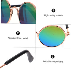 Fashionable Dog Puppy Cat Sunglasses 10pcs Pet Glasses Comfortable Photo Props for Dogs