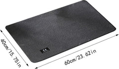 Bath Mats for Bathroom, Microfiber Absorbent Quick Dry Rubber Non Slip Bath Mat,Large Bathroom Rugs,Washable Plush Soft Bathmat for Shower Floor Tub Bathtub Home Decor Accessories Kitchen (Dark Grey)