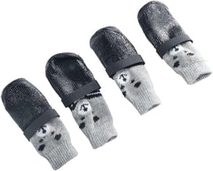 Dog Boots Waterproof Dog Shoes Breathable Socks Anti-Slip Dog Sock Shoes Rain Snow Dog Booties with Adjustable Magic Tape, Set of 4