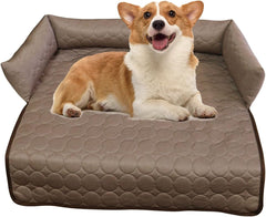 Cooling Dog Bed - Dog Cushion Mat Blanket Couch | Washable Cool Mat | Pet Bed Living Room House Backyard Bedroom Patio Senior Puppy with Soft Cushion Supportive Build Easy Cleaning Design