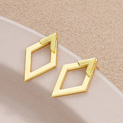 1 Pair Earrings for Women Fashion Hypoallergenic Geometric Square Earring Heart Shape Trendy Ear Rings for Women