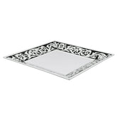 G.E.T. Enterprises ML-103-SO Soho Melamine Square Plate, Large, White