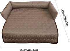 Cooling Dog Bed - Dog Cushion Mat Blanket Couch | Washable Cool Mat | Pet Bed Living Room House Backyard Bedroom Patio Senior Puppy with Soft Cushion Supportive Build Easy Cleaning Design